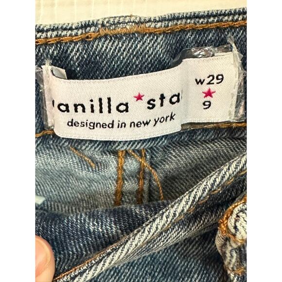 Vanilla Star Real Cheeky Short Women’s Super High Rise Jean Shorts W29 / Size 9 - Picture 3 of 6